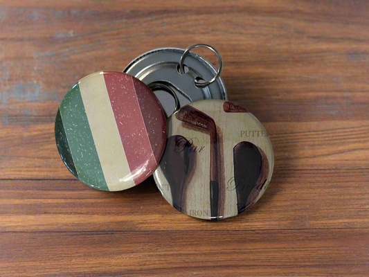 Custom Round Bottle Opener Set of 3